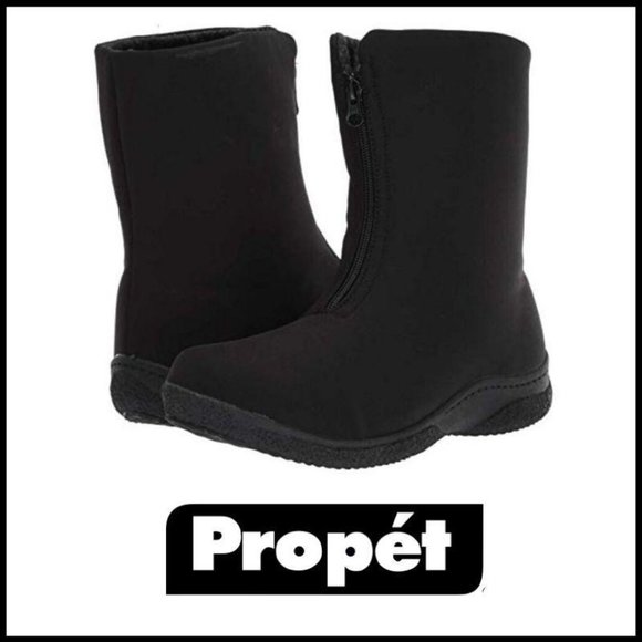 Propet Shoes - NWT PROPET Madison Mid Zip Black Boot, 8.5 M